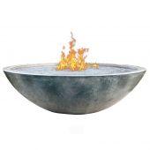 Fire by Design ZENRSFWB60 Round Zen 60-Inch GFRC Fire on Water Bowl
