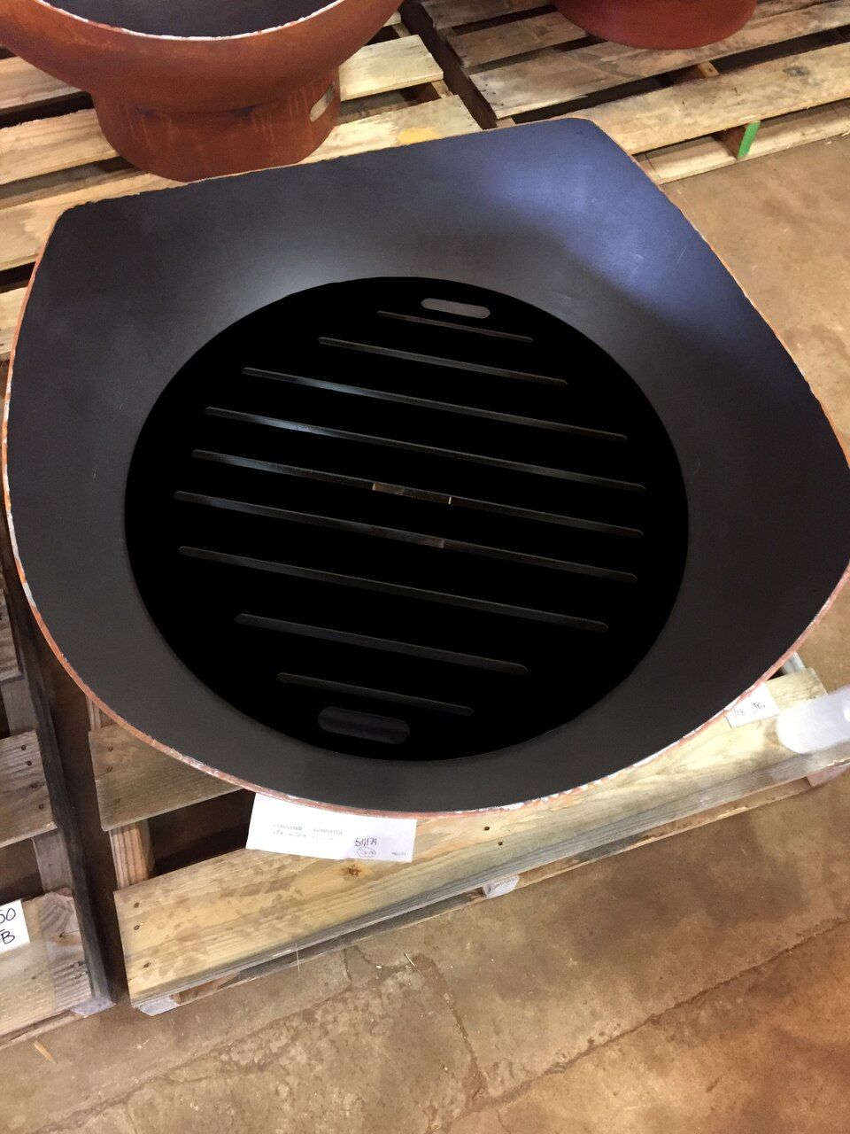 Details about   30" Round Carbon Steel Fire Pit Grate with Char Guard Ember Catch 